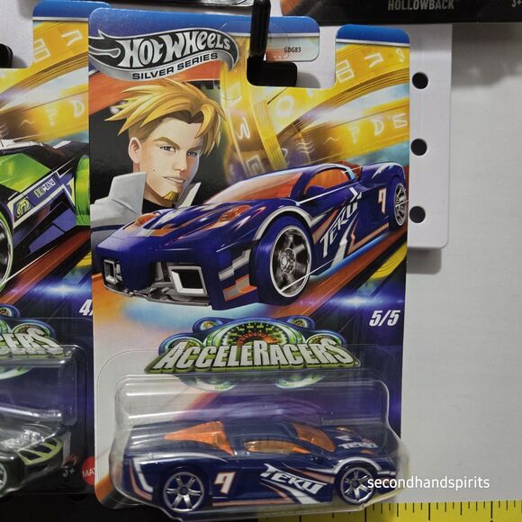 HOT WHEELS  SILVER SERIES 2025 ACCELERACERS SET OF FIVE CARS Free Shipping - Picture 6 of 7